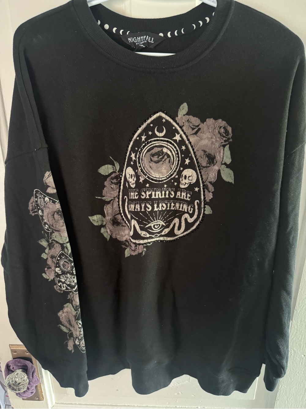 torrid Nightfall Black Moon Phase Graphic Pullover